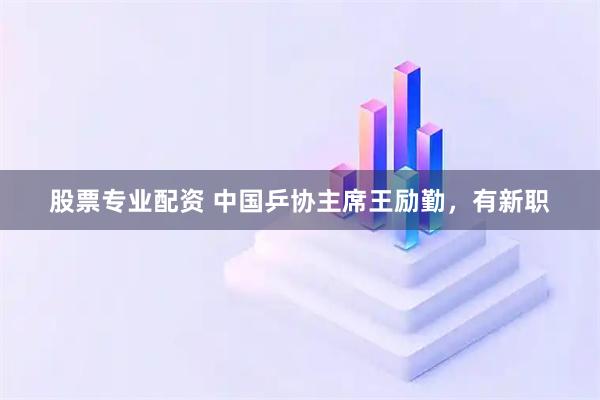 股票专业配资 中国乒协主席王励勤，有新职