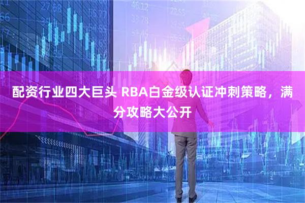 配资行业四大巨头 RBA白金级认证冲刺策略，满分攻略大公开